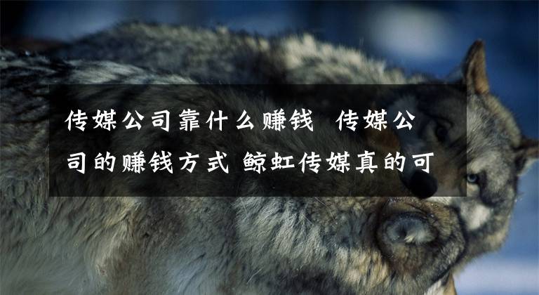 传媒公司靠什么赚钱 传媒公司的赚钱方式 鲸虹传媒真的可以赚钱吗