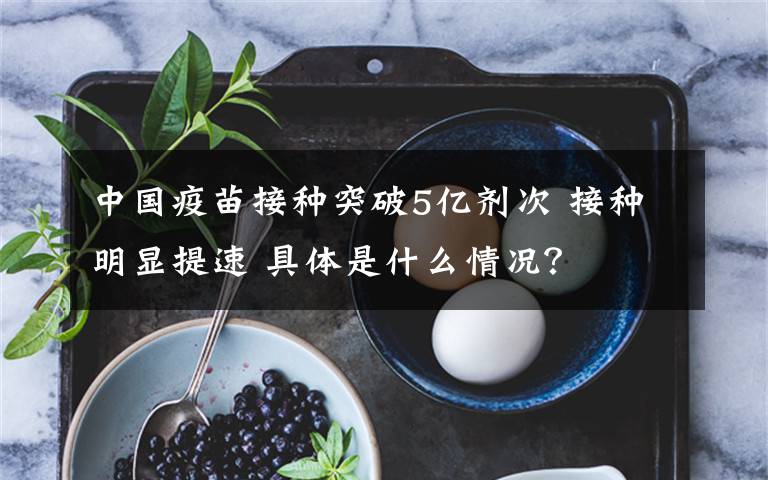 中国疫苗接种突破5亿剂次 接种明显提速 具体是什么情况？