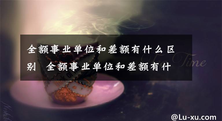 全额事业单位和差额有什么区别 全额事业单位和差额有什么不同 老师是全额事业编还是差额事业编