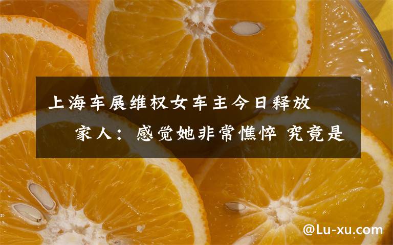 上海车展维权女车主今日释放   家人：感觉她非常憔悴 究竟是怎么一回事?