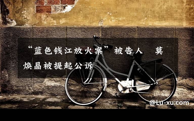 “蓝色钱江放火案”被告人　莫焕晶被提起公诉