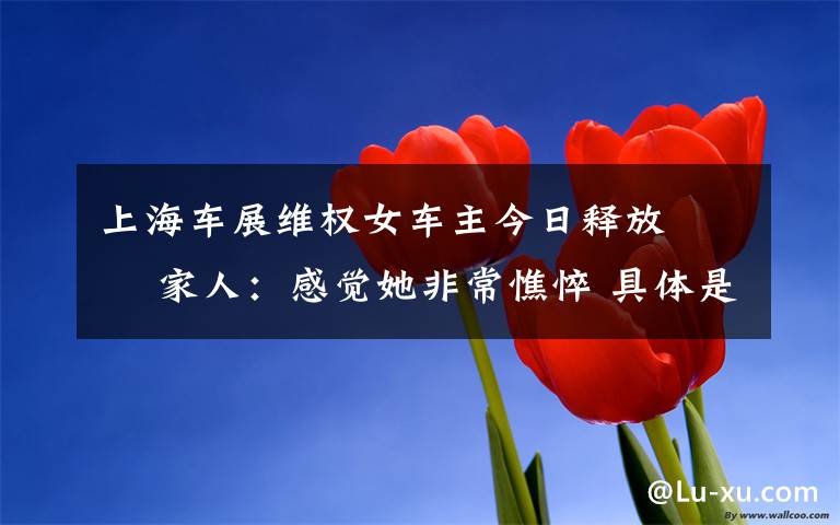 上海车展维权女车主今日释放   家人：感觉她非常憔悴 具体是啥情况?