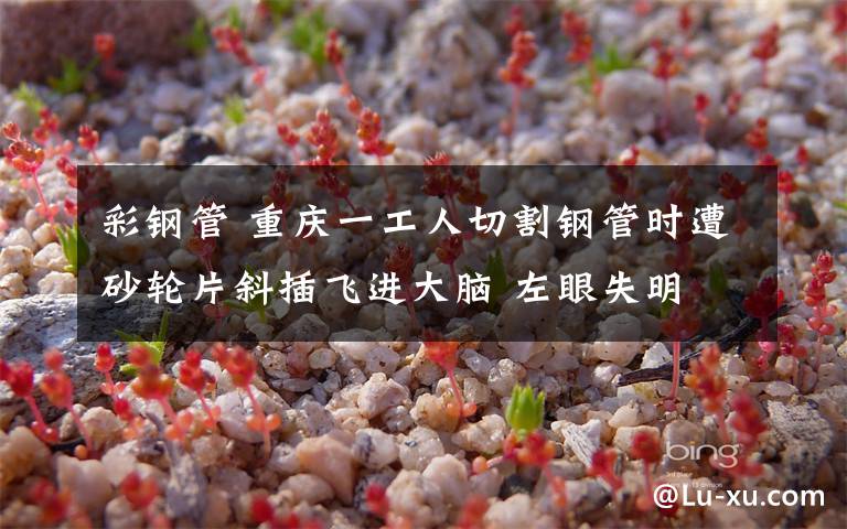 彩钢管 重庆一工人切割钢管时遭砂轮片斜插飞进大脑 左眼失明