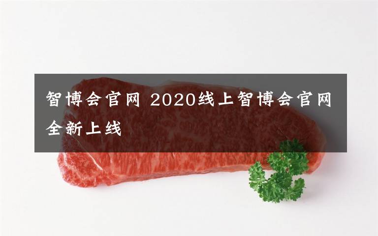 智博会官网 2020线上智博会官网全新上线