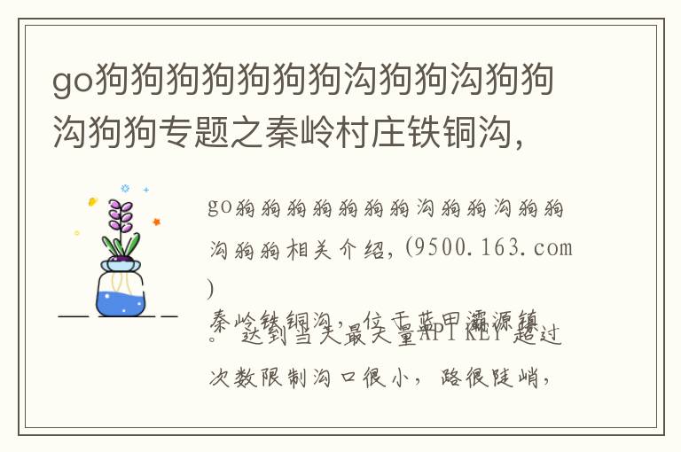 go狗狗狗狗狗狗狗沟狗狗沟狗狗沟狗狗专题之秦岭村庄铁铜沟，人很少，只见到一条狗、两只猫和一群肥肥的土鸡