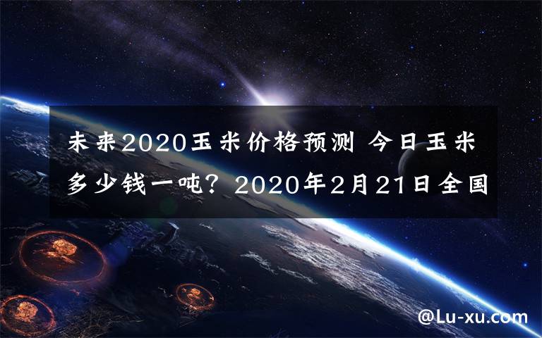 未来2020玉米价格预测 今日玉米多少钱一吨？2020年2月21日全国玉米价格行情