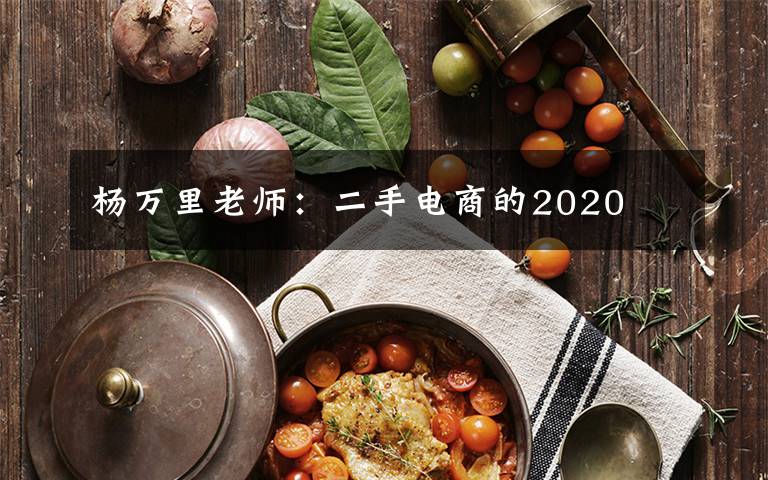 杨万里老师：二手电商的2020