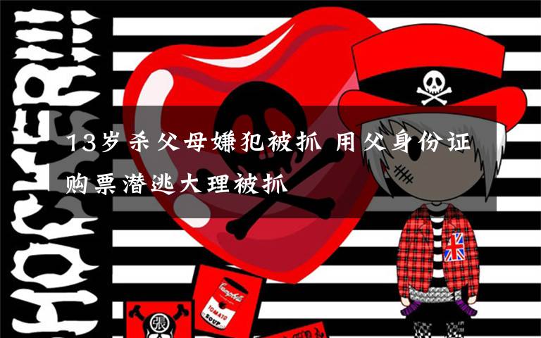 13岁杀父母嫌犯被抓 用父身份证购票潜逃大理被抓