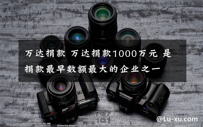 万达捐款 万达捐款1000万元 是捐款最早数额最大的企业之一