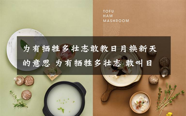 为有牺牲多壮志敢教日月换新天的意思 为有牺牲多壮志 敢叫日月换新天