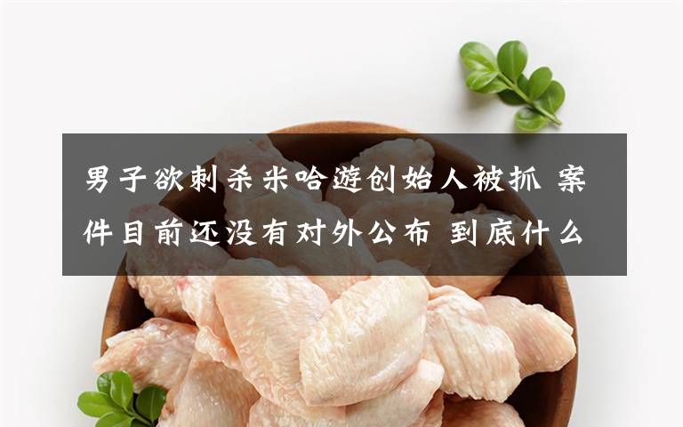 男子欲刺杀米哈游创始人被抓 案件目前还没有对外公布 到底什么情况呢？