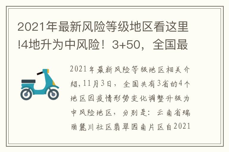 2021年最新风险等级地区看这里!4地升为中风险！3+50，全国最新中高风险地区汇总