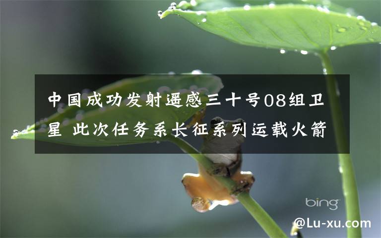中国成功发射遥感三十号08组卫星 此次任务系长征系列运载火箭第369次飞行 事情经过真相揭秘！