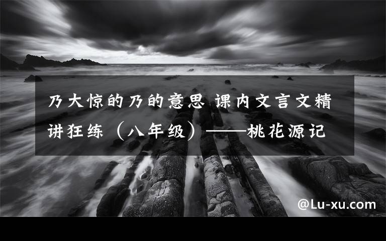 乃大惊的乃的意思 课内文言文精讲狂练（八年级）——桃花源记