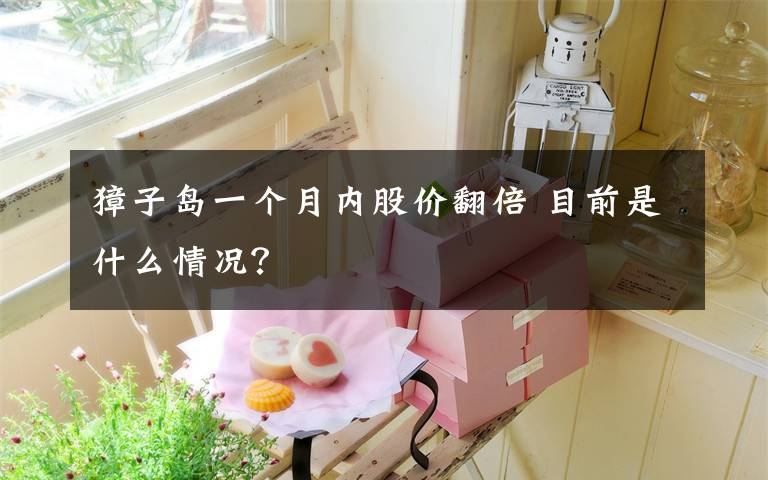 獐子岛一个月内股价翻倍 目前是什么情况？