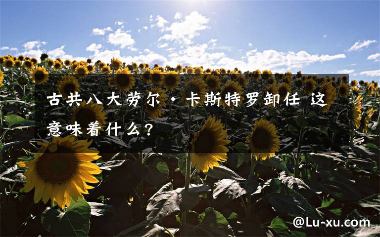 古共八大劳尔·卡斯特罗卸任 这意味着什么?