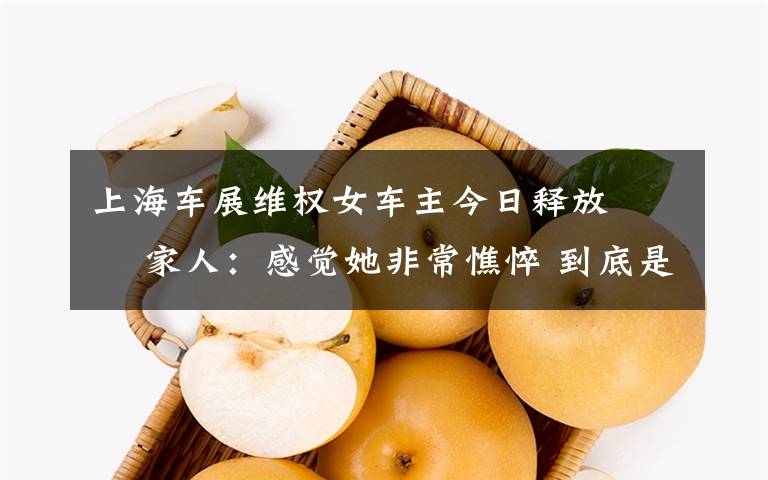 上海车展维权女车主今日释放   家人：感觉她非常憔悴 到底是什么状况？