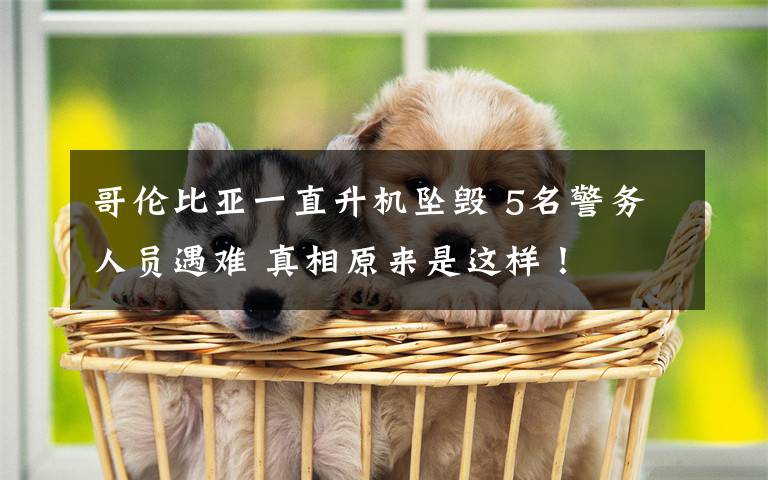 哥伦比亚一直升机坠毁 5名警务人员遇难 真相原来是这样！