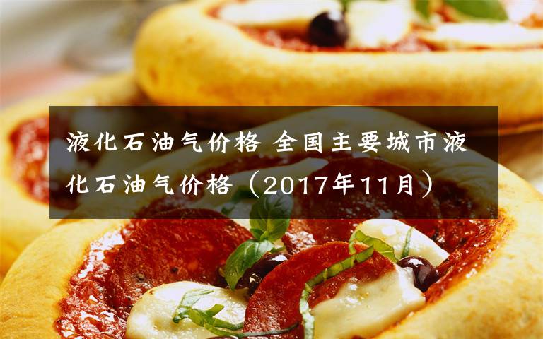 液化石油气价格 全国主要城市液化石油气价格（2017年11月）