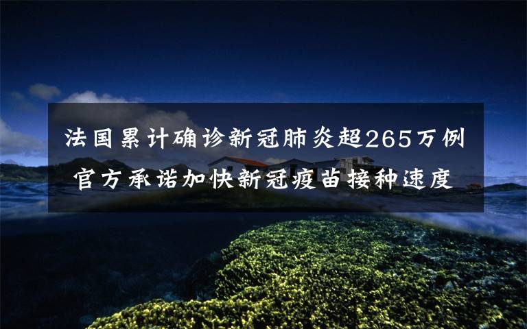 法国累计确诊新冠肺炎超265万例 官方承诺加快新冠疫苗接种速度 真相原来是这样！