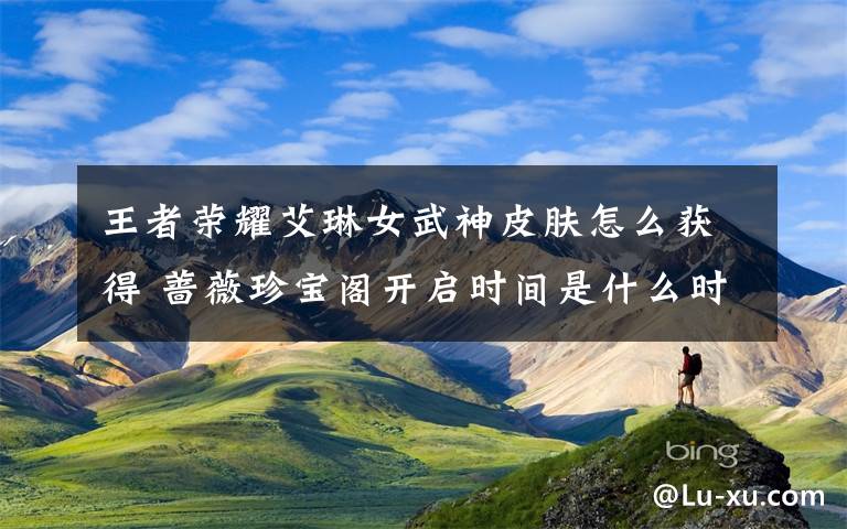 王者荣耀艾琳女武神皮肤怎么获得 蔷薇珍宝阁开启时间是什么时候