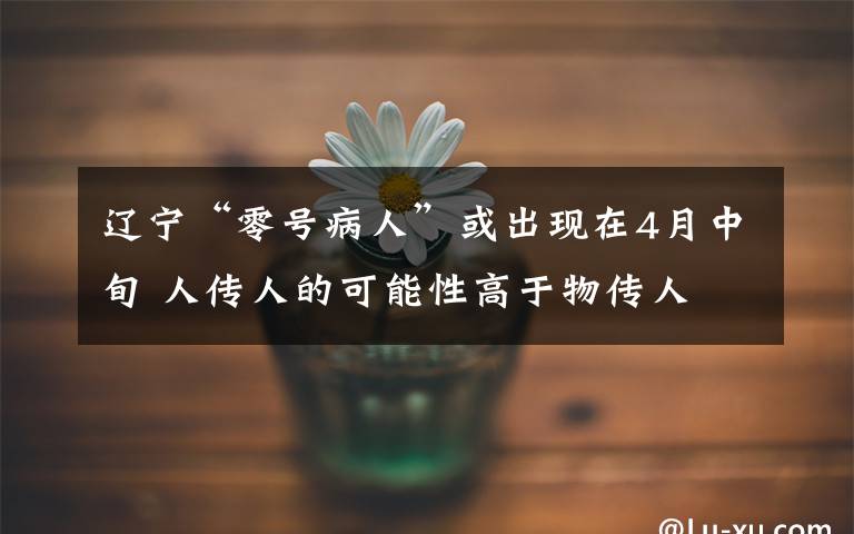 辽宁“零号病人”或出现在4月中旬 人传人的可能性高于物传人 登上网络热搜了！