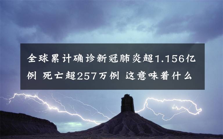 全球累计确诊新冠肺炎超1.156亿例 死亡超257万例 这意味着什么?