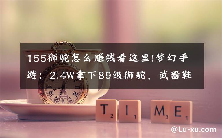 155狮驼怎么赚钱看这里!梦幻手游：2.4W拿下89级狮驼，武器鞋子属性优秀，"回血"不少