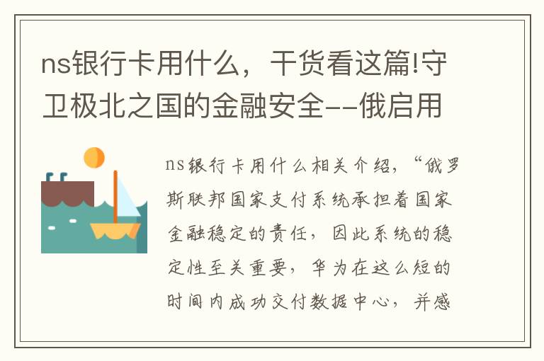 ns银行卡用什么，干货看这篇!守卫极北之国的金融安全--俄启用本国独立支付系统，保障国家经济安全稳定