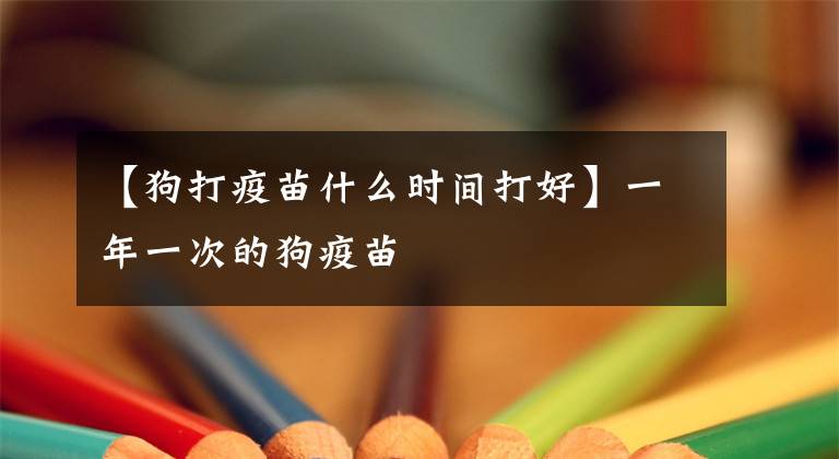 【狗打疫苗什么时间打好】一年一次的狗疫苗