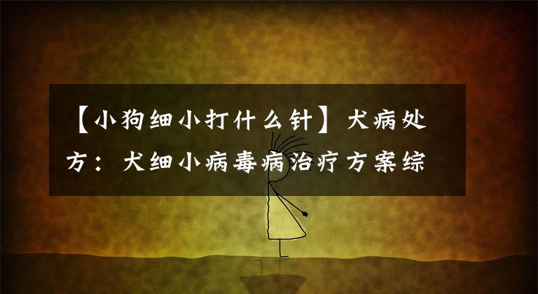 【小狗细小打什么针】犬病处方：犬细小病毒病治疗方案综述