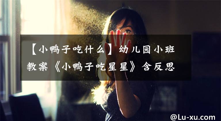【小鸭子吃什么】幼儿园小班教案《小鸭子吃星星》含反思