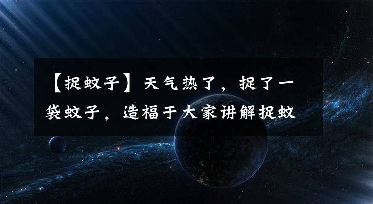 【捉蚊子】天气热了，捉了一袋蚊子，造福于大家讲解捉蚊大法！亲测有用！