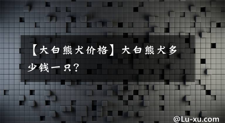 【大白熊犬价格】大白熊犬多少钱一只？