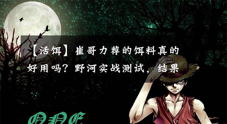 【活饵】崔哥力荐的饵料真的好用吗？野河实战测试，结果鱼钩被拉弯了