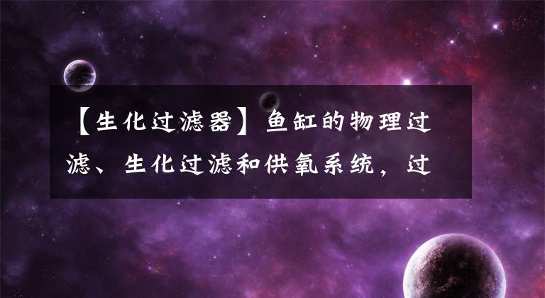 【生化过滤器】鱼缸的物理过滤、生化过滤和供氧系统，过于强大一定是好事吗？