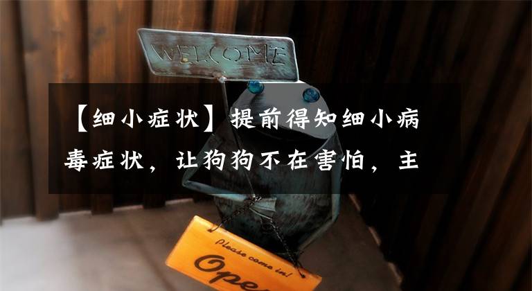 【细小症状】提前得知细小病毒症状，让狗狗不在害怕，主人不再担心！