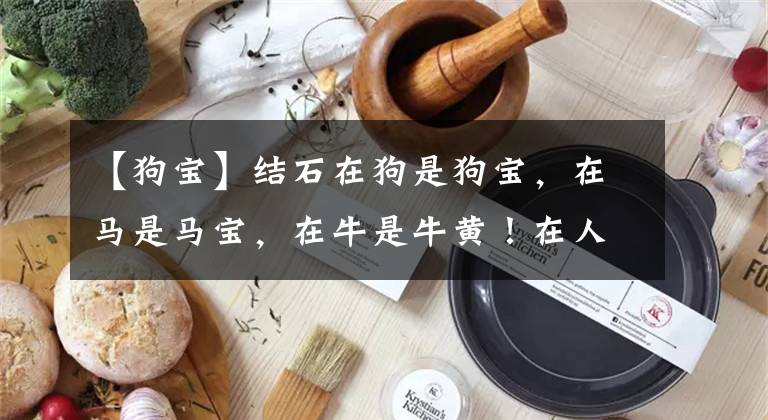 【狗宝】结石在狗是狗宝，在马是马宝，在牛是牛黄！在人呢？是人害