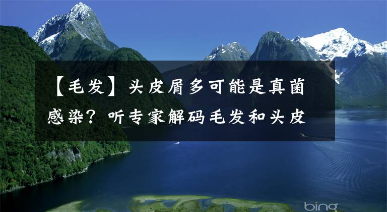 【毛发】头皮屑多可能是真菌感染？听专家解码毛发和头皮健康问题