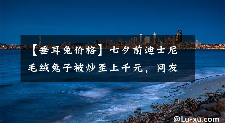 【垂耳兔价格】七夕前迪士尼毛绒兔子被炒至上千元，网友：一边骂骂咧咧一边火速购入