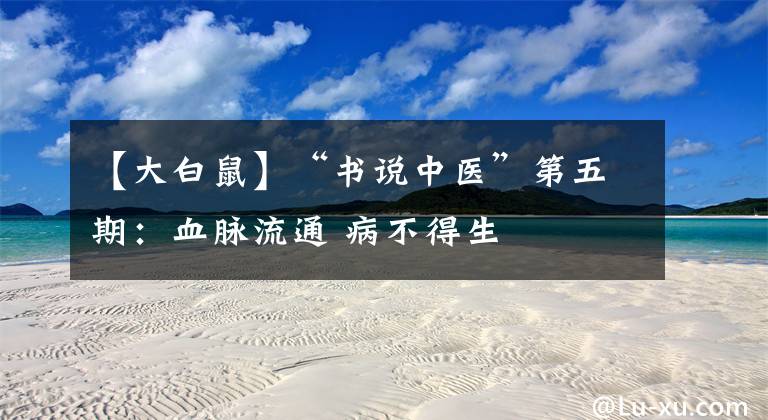【大白鼠】“书说中医”第五期：血脉流通 病不得生