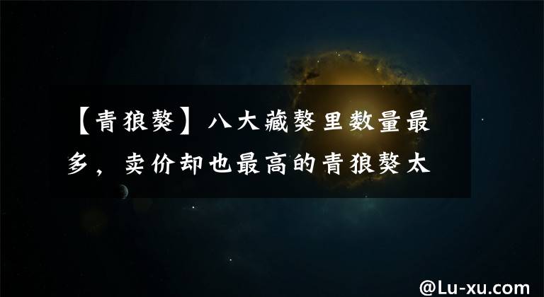 【青狼獒】八大藏獒里数量最多，卖价却也最高的青狼獒太凶悍