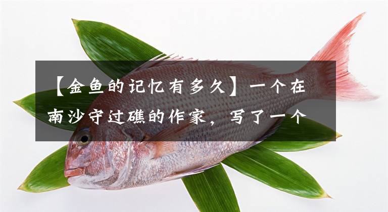 【金鱼的记忆有多久】一个在南沙守过礁的作家，写了一个关于爱和坚守的故事——访《风筝是会飞的鱼》作者王棵