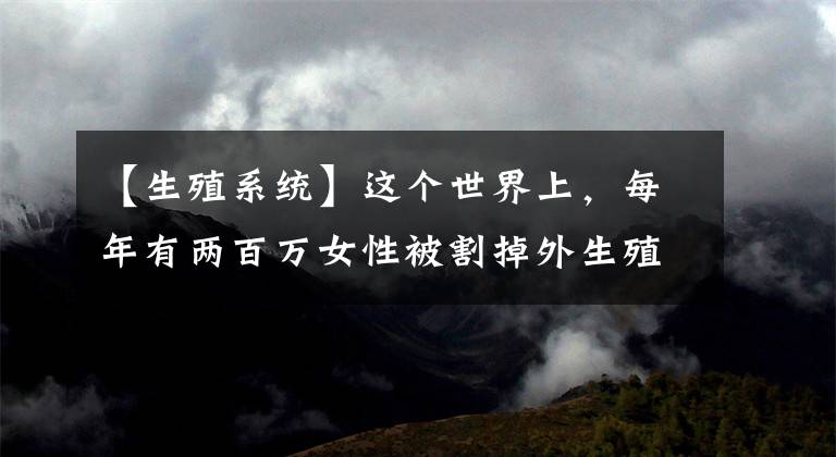 【生殖系统】这个世界上，每年有两百万女性被割掉外生殖器