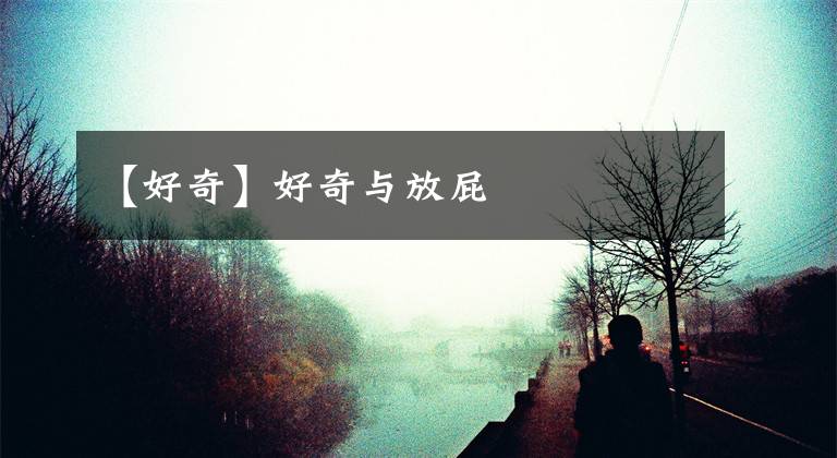 【好奇】好奇与放屁