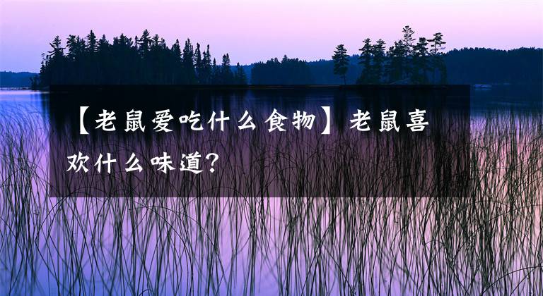 【老鼠爱吃什么食物】老鼠喜欢什么味道？