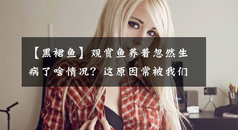 【黑裙鱼】观赏鱼养着忽然生病了啥情况？这原因常被我们忽略，如今算找到了