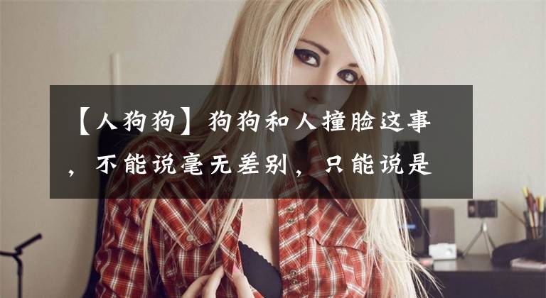 【人狗狗】狗狗和人撞脸这事，不能说毫无差别，只能说是一模一样