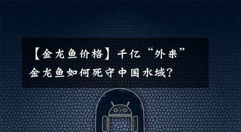 【金龙鱼价格】千亿“外来”金龙鱼如何死守中国水域？