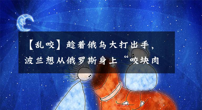 【乱咬】趁着俄乌大打出手，波兰想从俄罗斯身上“咬块肉”